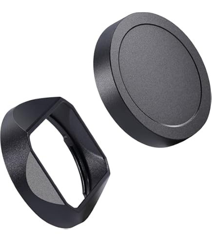 Amazon | メタルスクエアレンズフード(カバー付き)Voigtlander NOKTON